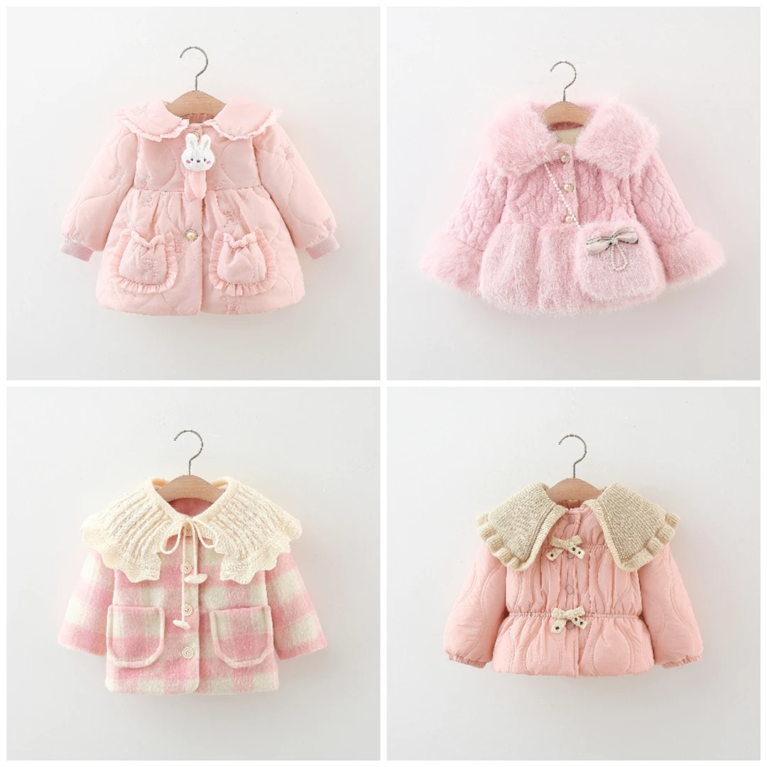 【C01-C200】【棉服】冬季女童棉服毛毛衣