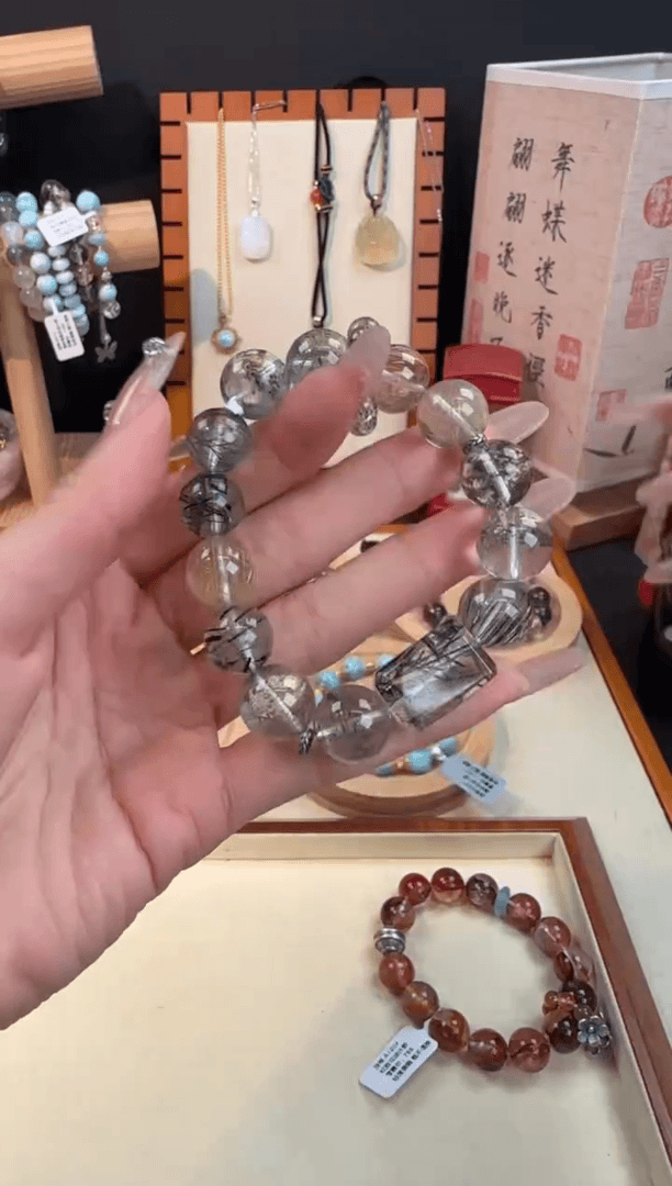 【闪购商品】水晶手链未镶嵌千层幽灵黑发金发红发绿发方块