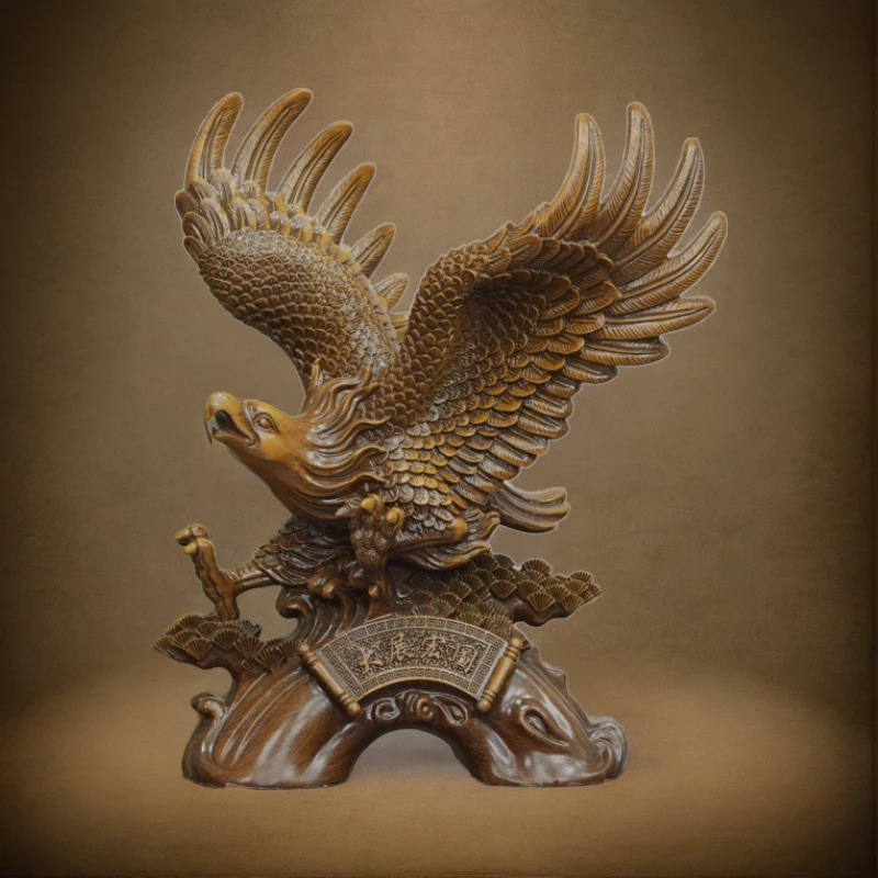 大展宏图老鹰摆件长22cm高26cm   SPO