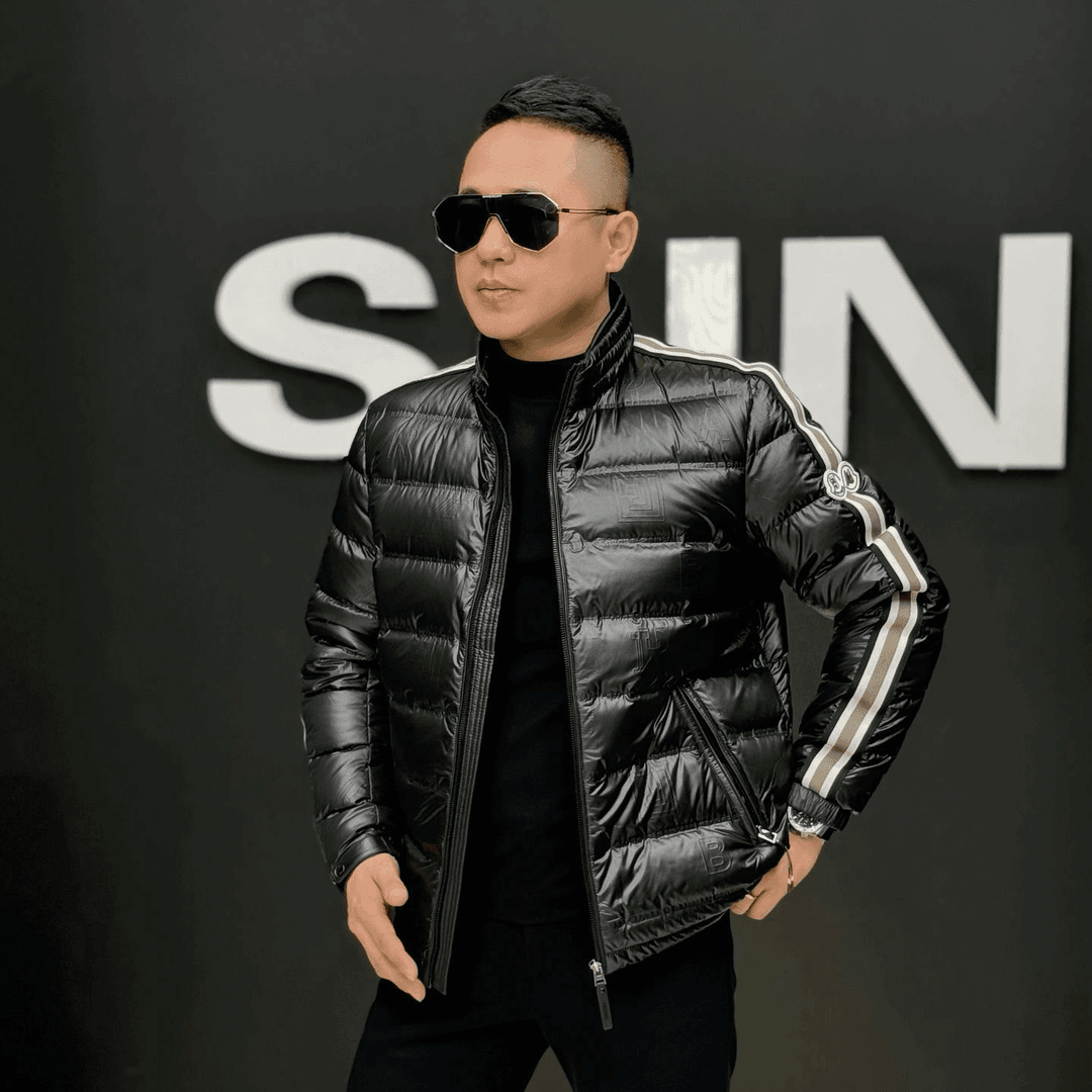 1181男款立领轻鹅绒羽绒服外套