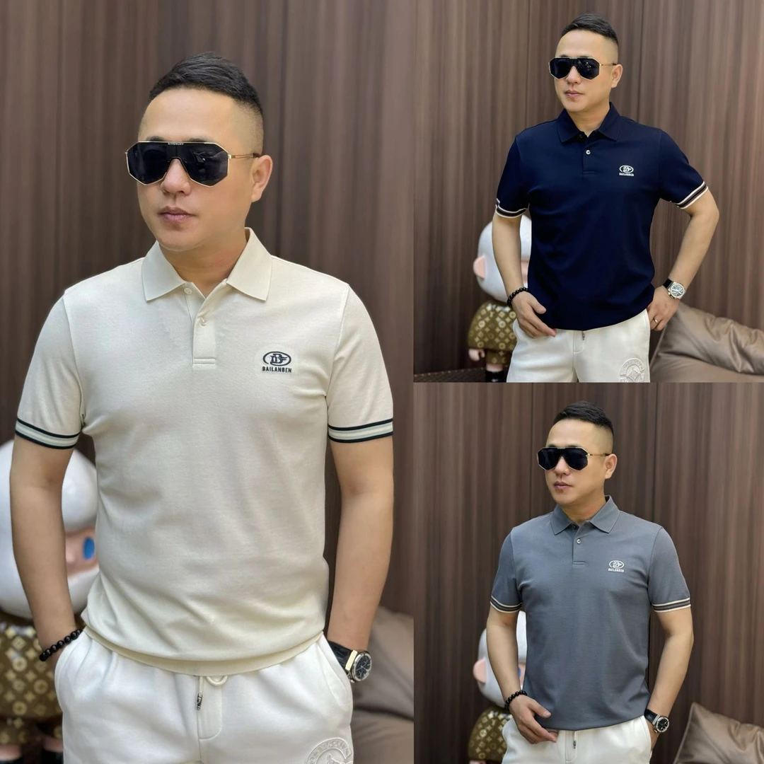21092百衲本·夏款薄珠蒂棉男士Polo 衫时尚轻商务翻领半袖