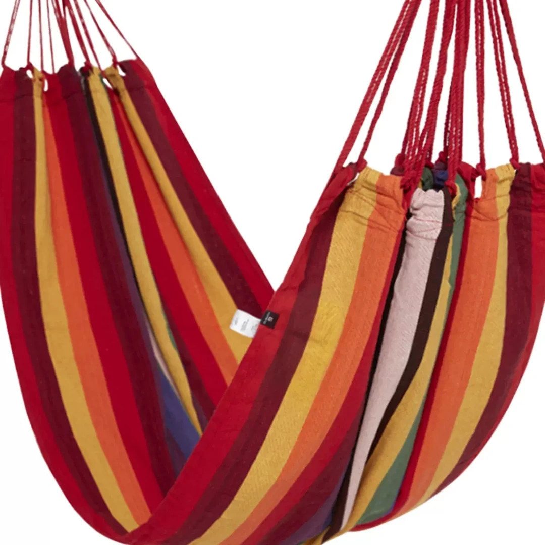 TOREAD/探路者吊床室内户外露营可收纳彩条帆布秋千TENNBK90773