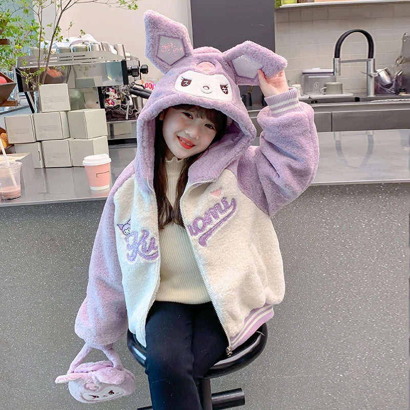 女童外套冬装2023新款洋气儿童夹棉加厚羊羔毛绒上衣潮3DJ6WT7627