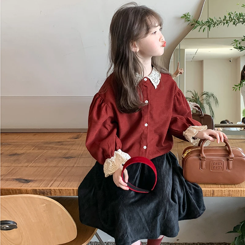 女童套装春秋款2023开学穿搭儿童秋季时髦两件套裙潮款3QJ3TZ7220