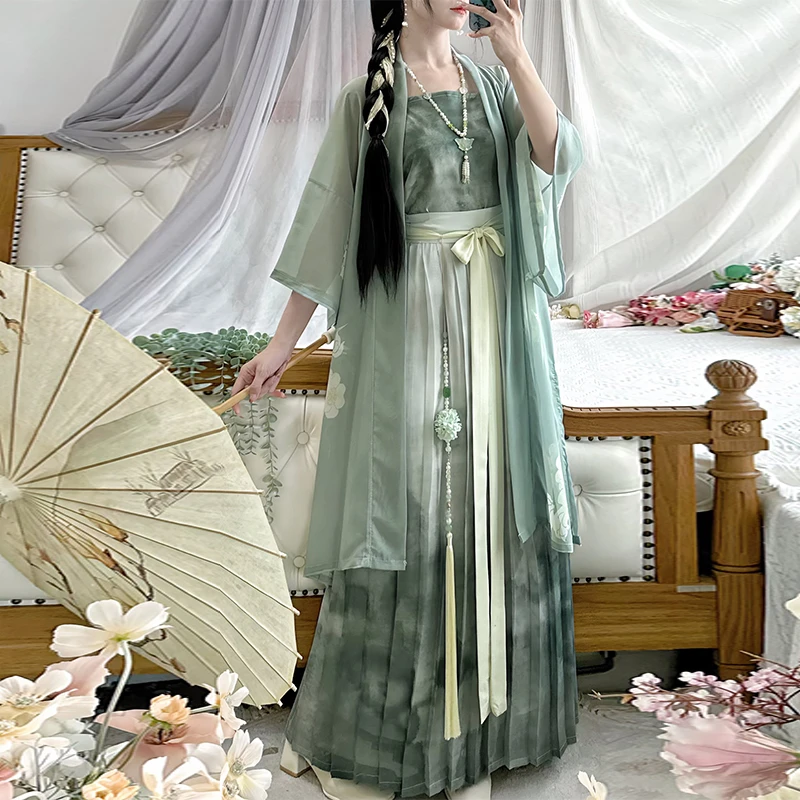 海晶阁【淮水青瑶】新款宋制汉服女原创改良长干寺日常褙子夏季日常