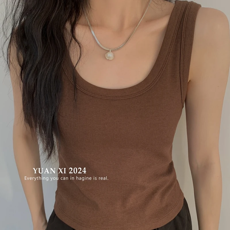 韩版百搭修身吊带