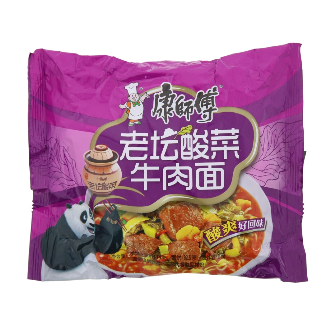康师傅老坛酸菜牛肉面114g