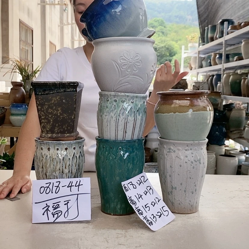 【闪购商品】红陶20CM以下王嫂花盆0818-44框