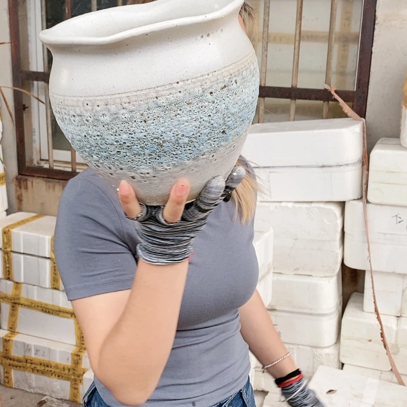 【闪购商品】红陶20CM以下王嫂花盆1001-38