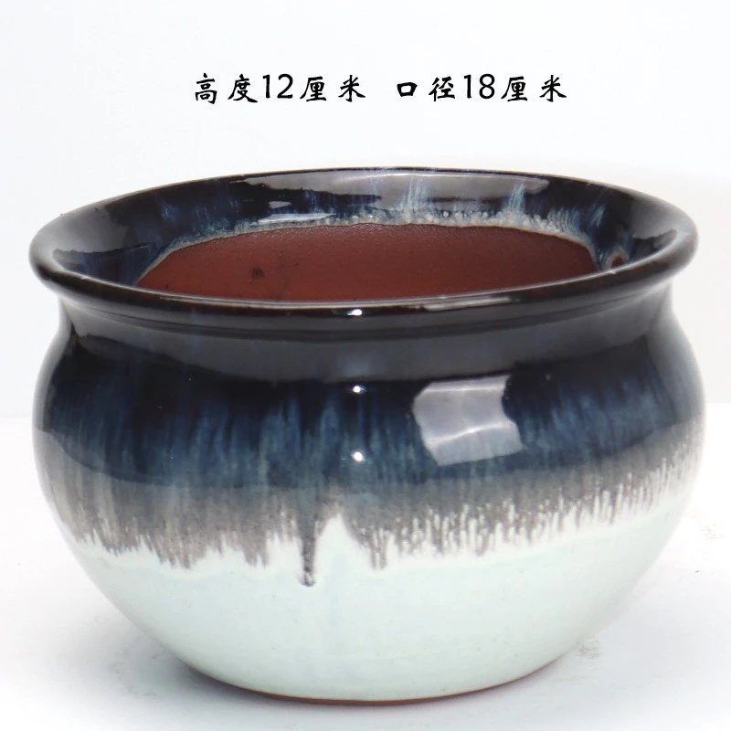 粗陶透气花盆复古土陶创意大号陶罐简约个性绿植法师老桩盆ztg317