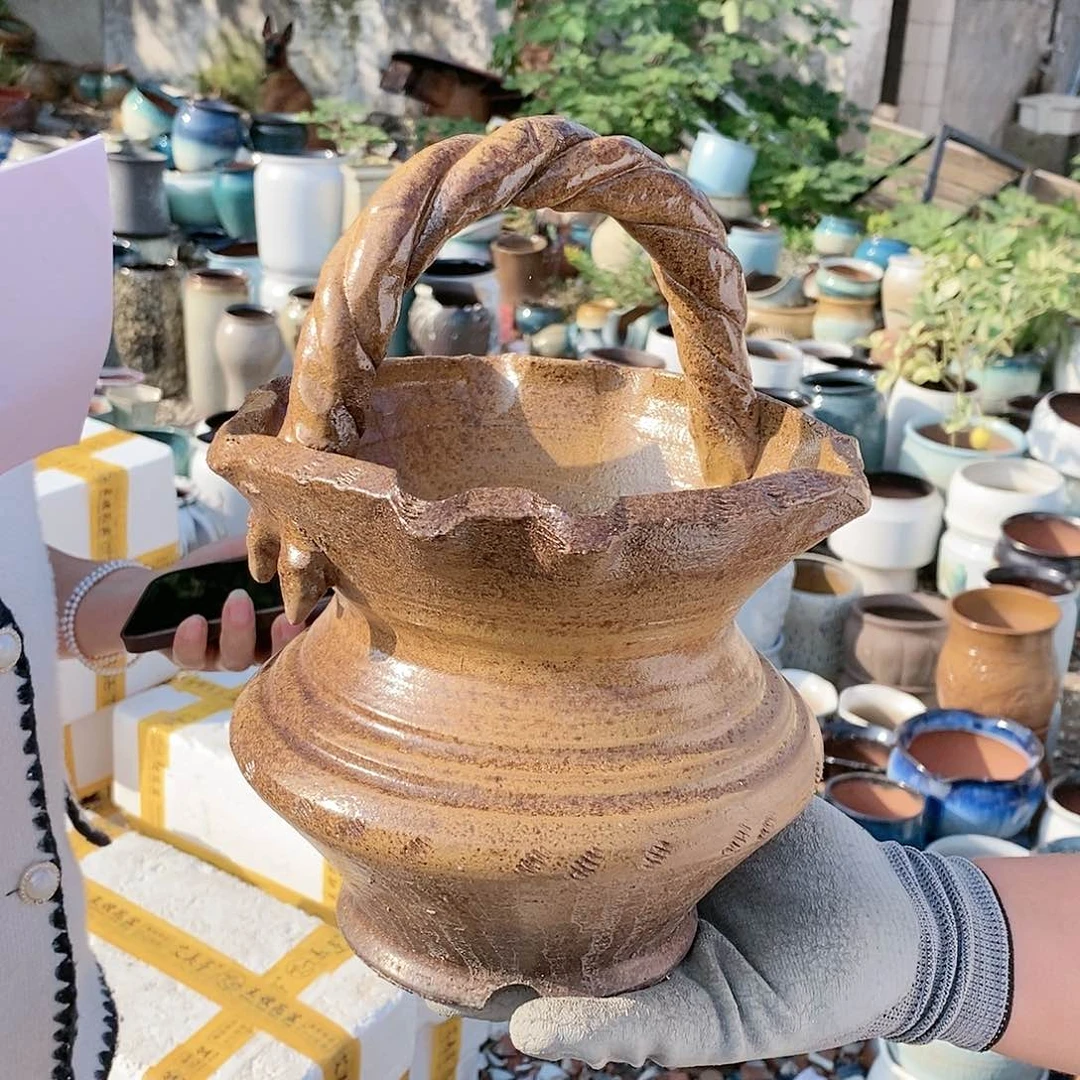 红陶20CM以下王嫂花盆1029-123