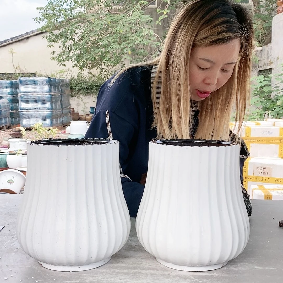 红陶20CM以下王嫂花盆1024-49