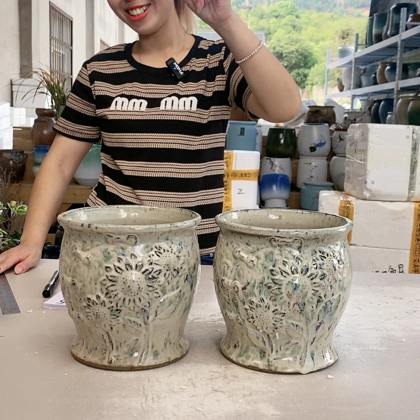 【闪购商品】红陶20CM以下王嫂花盆0820-15微瑕