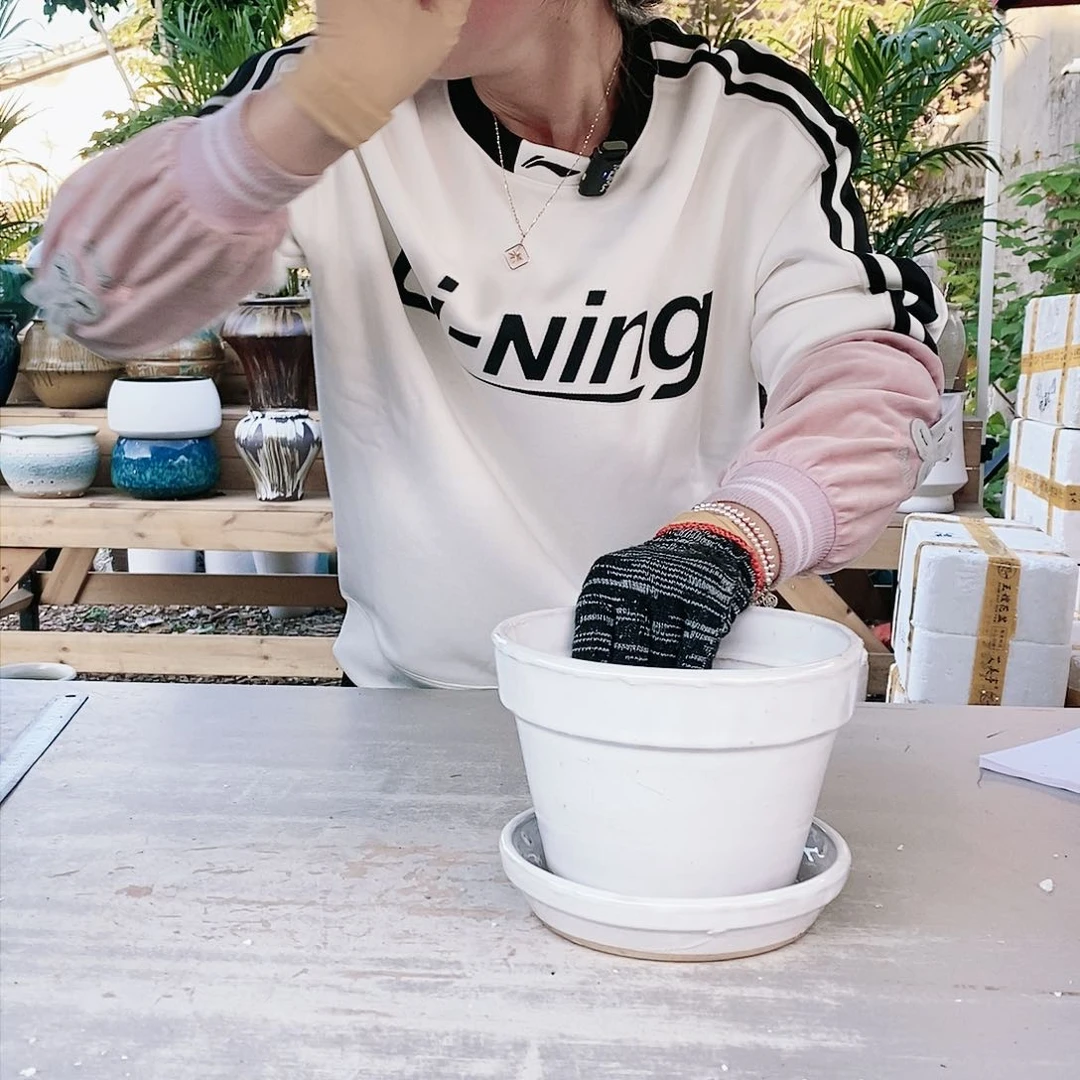 红陶王嫂花盆1107-18福利微瑕