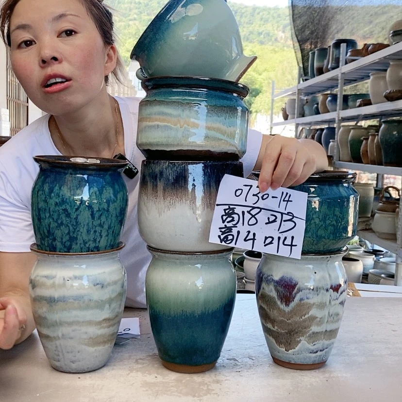 【闪购商品】红陶20CM以下王嫂花盆0730-14框