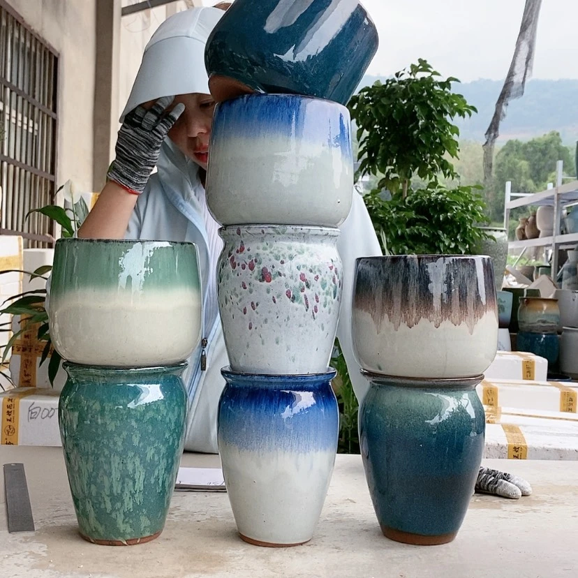 【闪购商品】红陶20CM以下王嫂花盆0930-31框