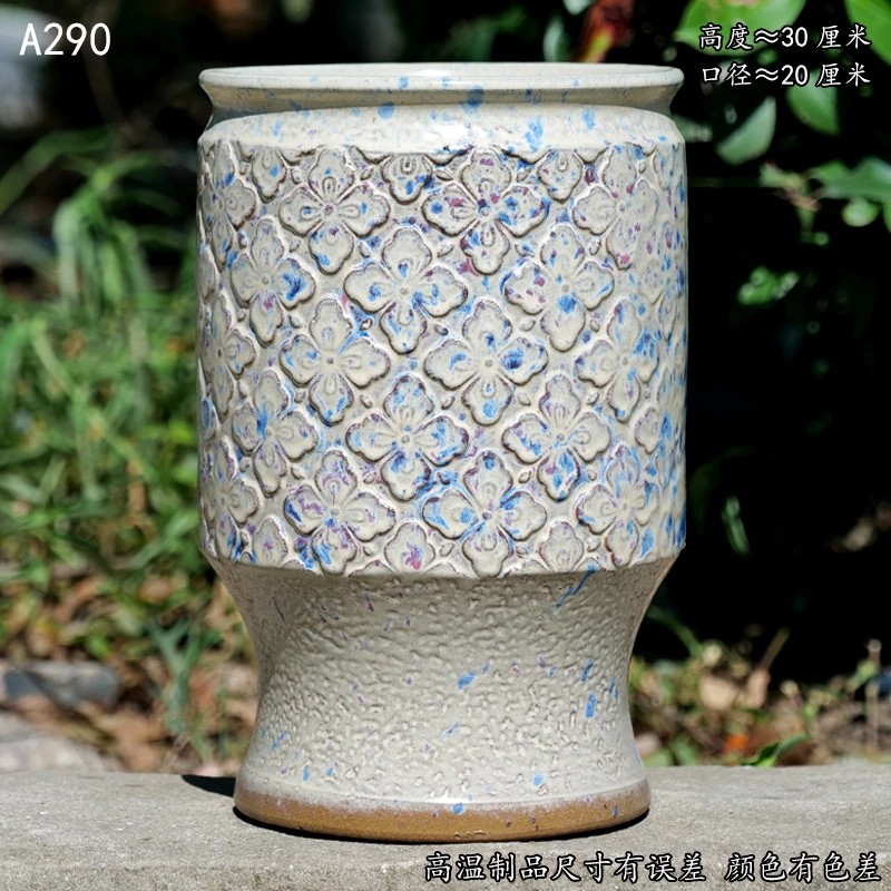 多肉植物陶瓷花盆复古老桩粗陶透气大口径简约家用盆A290徐菠萝