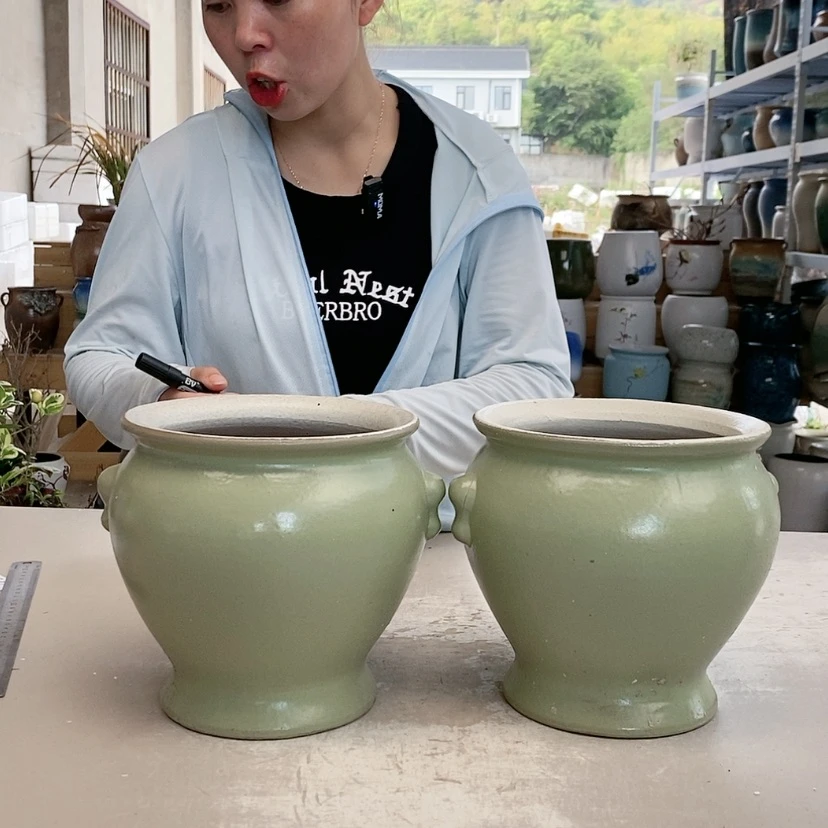 【闪购商品】红陶20CM以下王嫂花盆0817-23