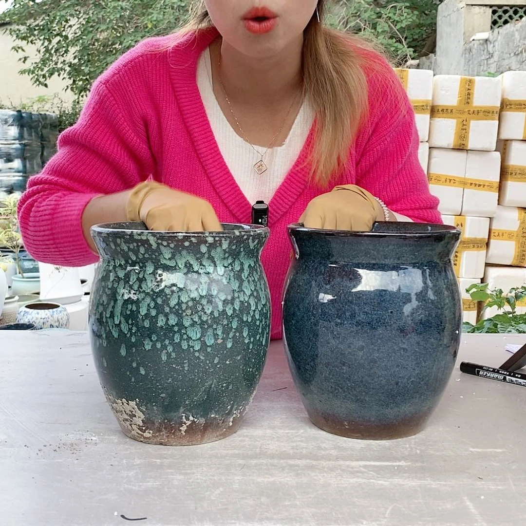 红陶20CM以下王嫂花盆1020-06微瑕