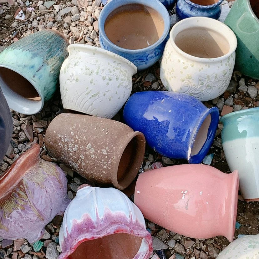 【闪购商品】红陶15cm以下王嫂花盆0109-102次品四个不挑不选