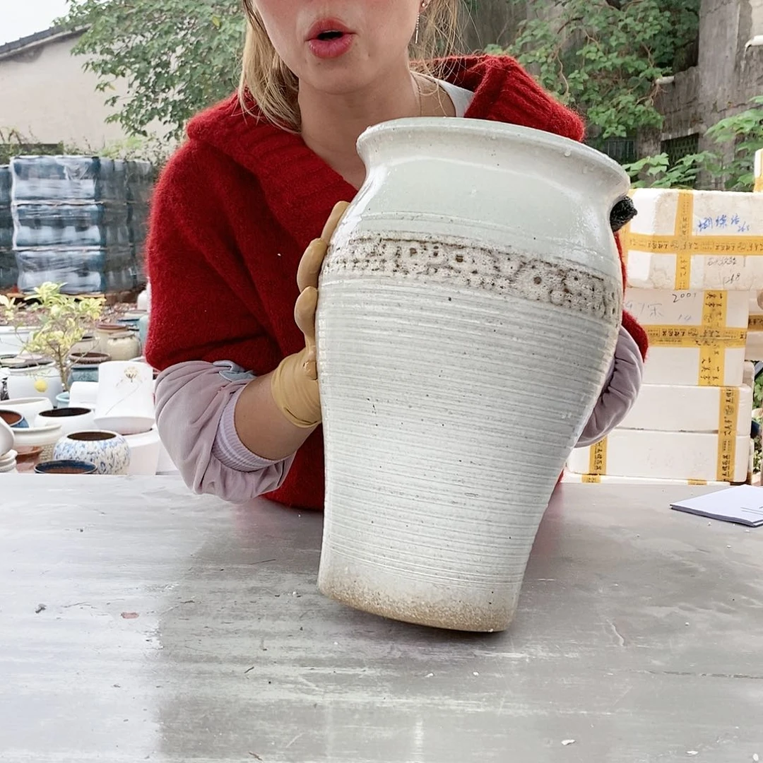 红陶20CM以下宋白大鱼尾