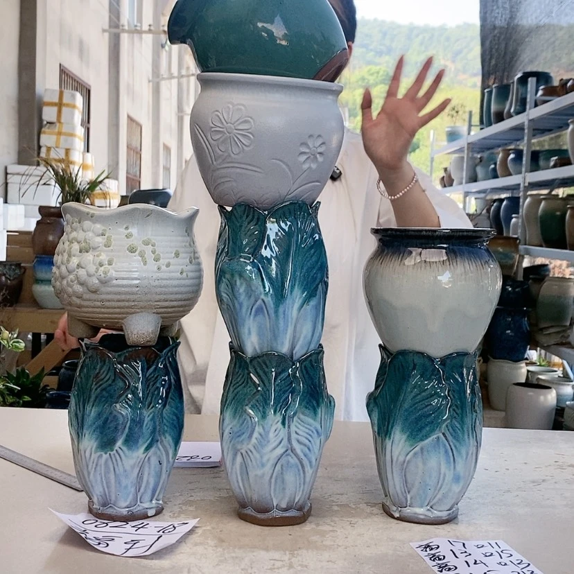 【闪购商品】红陶20CM以下王嫂花盆0824-18框