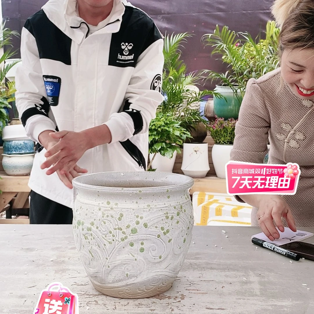 红陶王嫂花盆大场福利1110-15