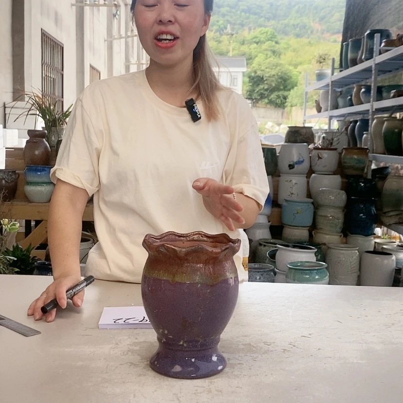 【闪购商品】红陶20CM以下王嫂花盆0819-22微瑕