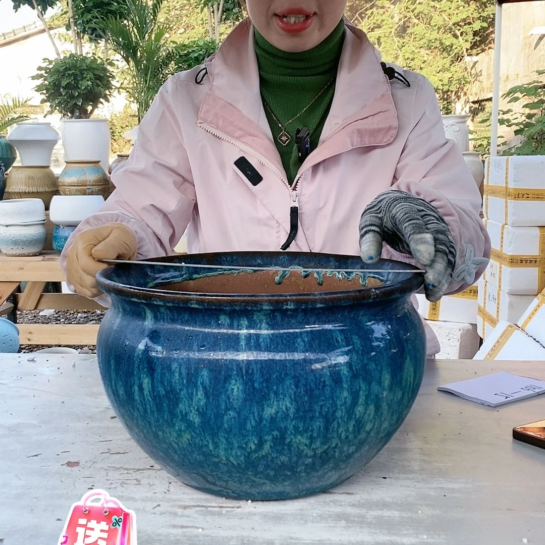 红陶王嫂花盆1106-15高20口35
