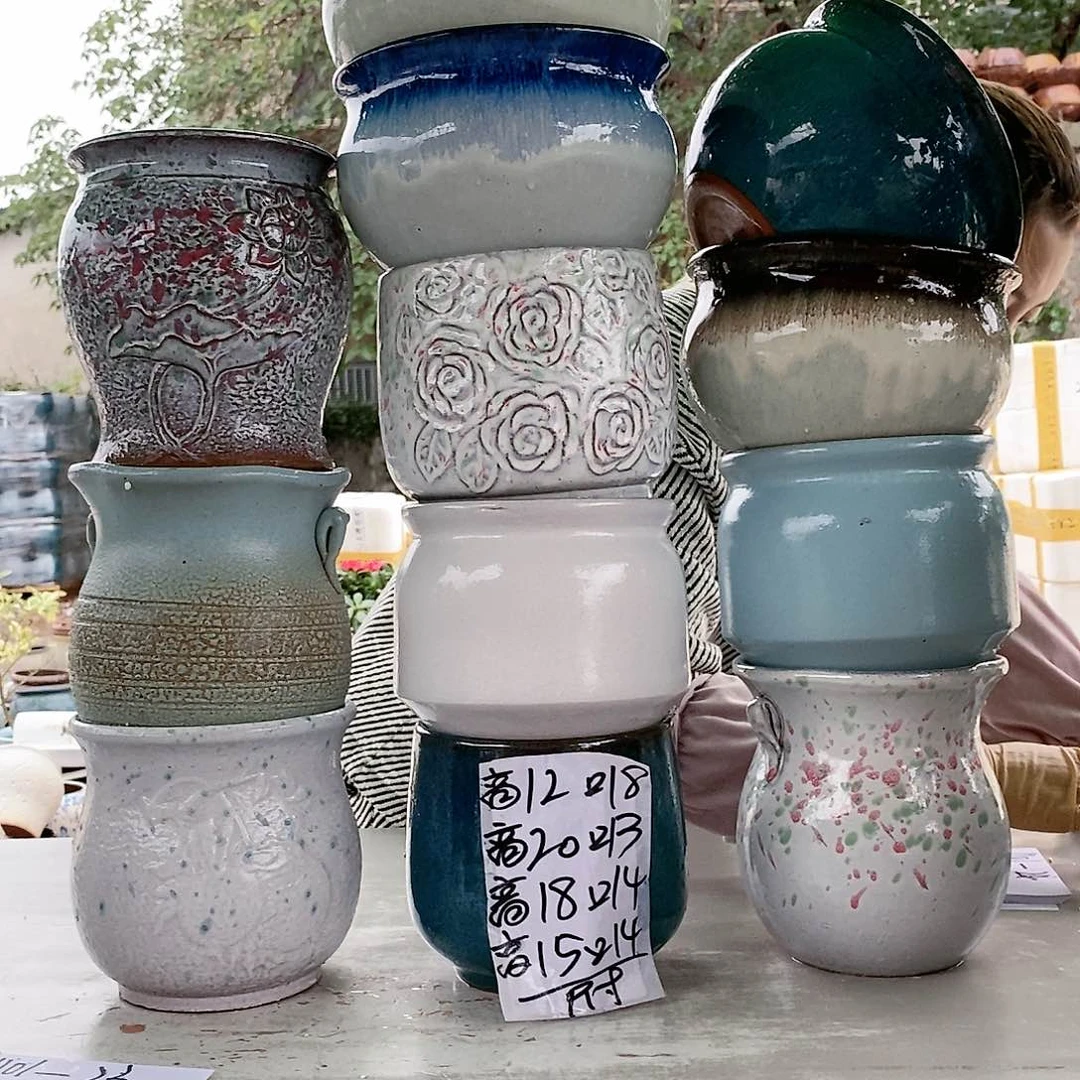 红陶20CM以下王嫂花盆1101-23框