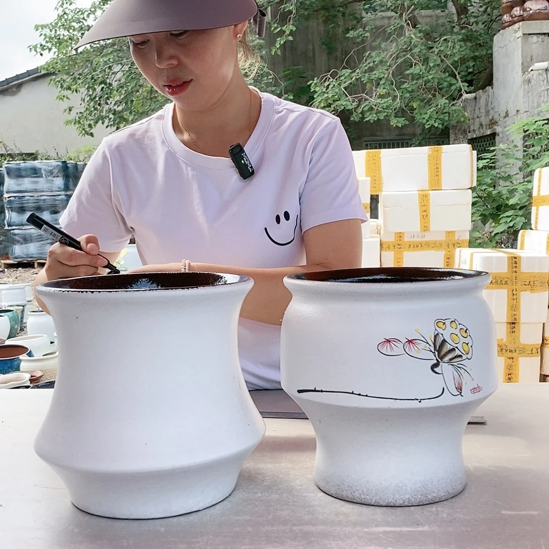 红陶20CM以下王嫂花盆1018-105