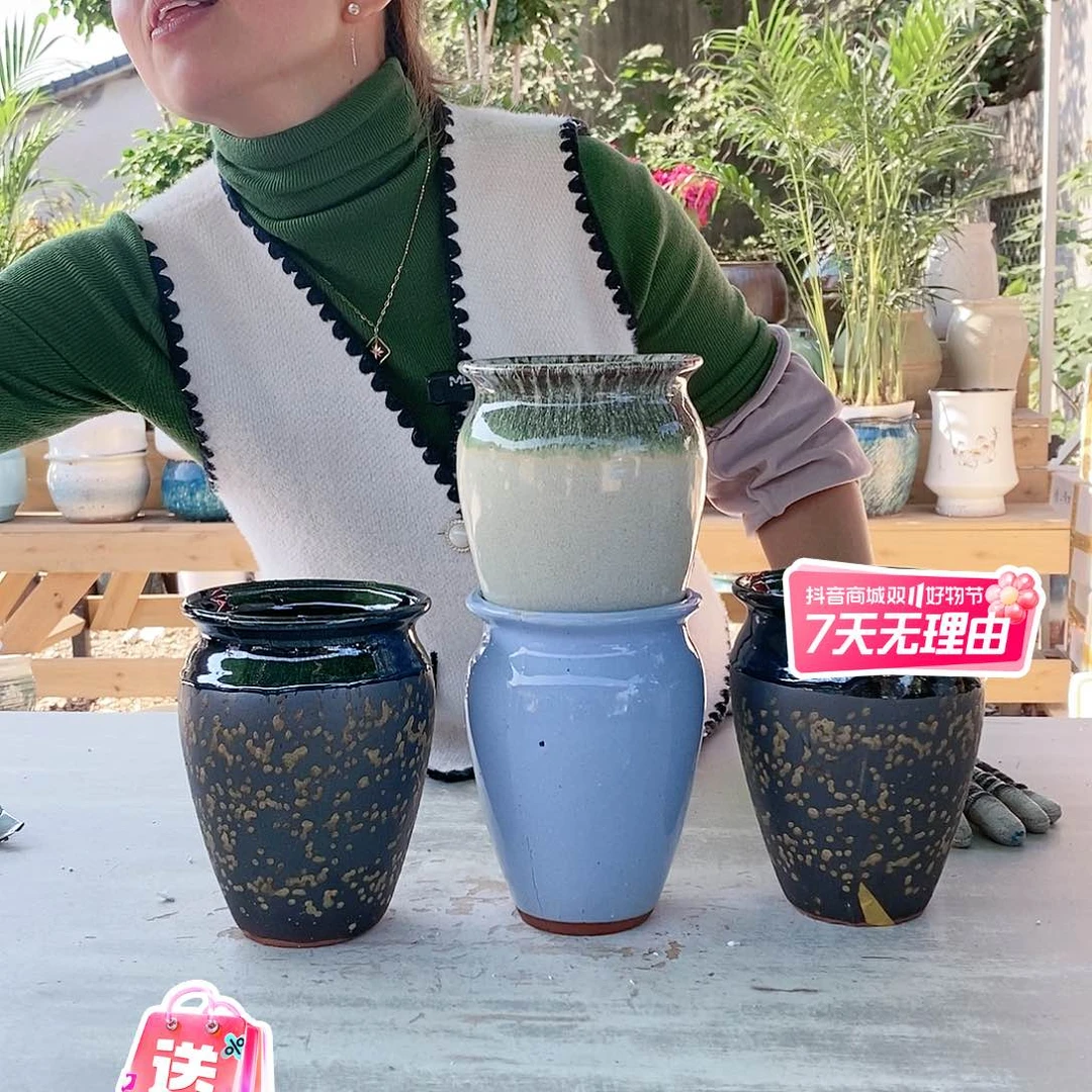 红陶王嫂花盆1106-58福利