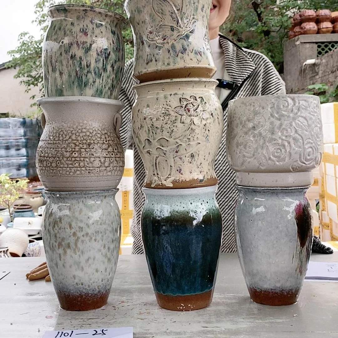 红陶20CM以下王嫂花盆1101-25框