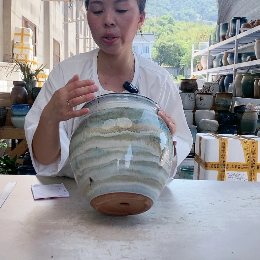 【闪购商品】红陶20CM以下袁圆球白口