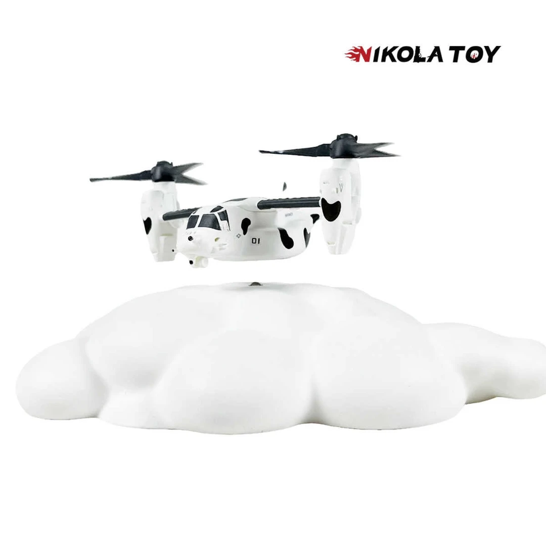 NIKOLATOY创意磁悬浮鱼鹰V-22桌面摆件