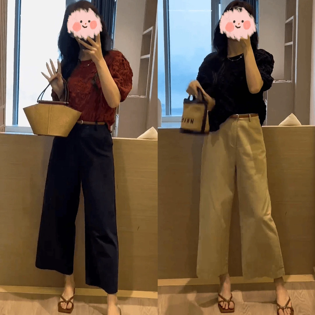 衬衫短袖套装阔腿裤时尚休闲夏季宽松上衣裤子短裤显瘦气质高腰