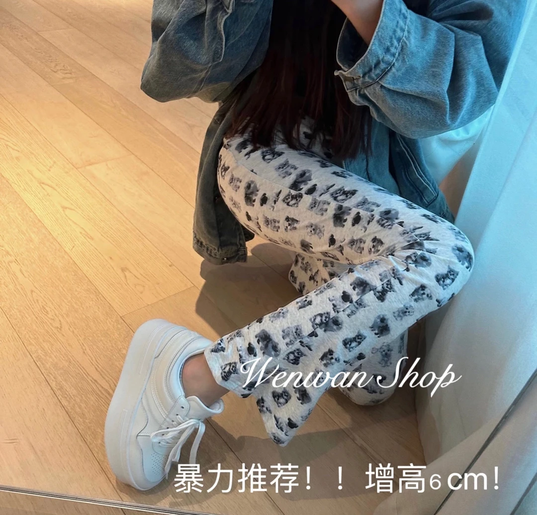 【太实穿！梦中情鞋】增高绝了！舒适踩shi 感厚底时尚休闲小白鞋