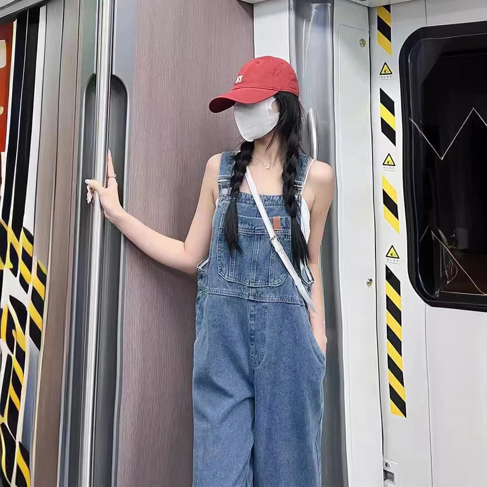 111-120 牛仔背带专场女款夏季百搭牛仔背带裤裙