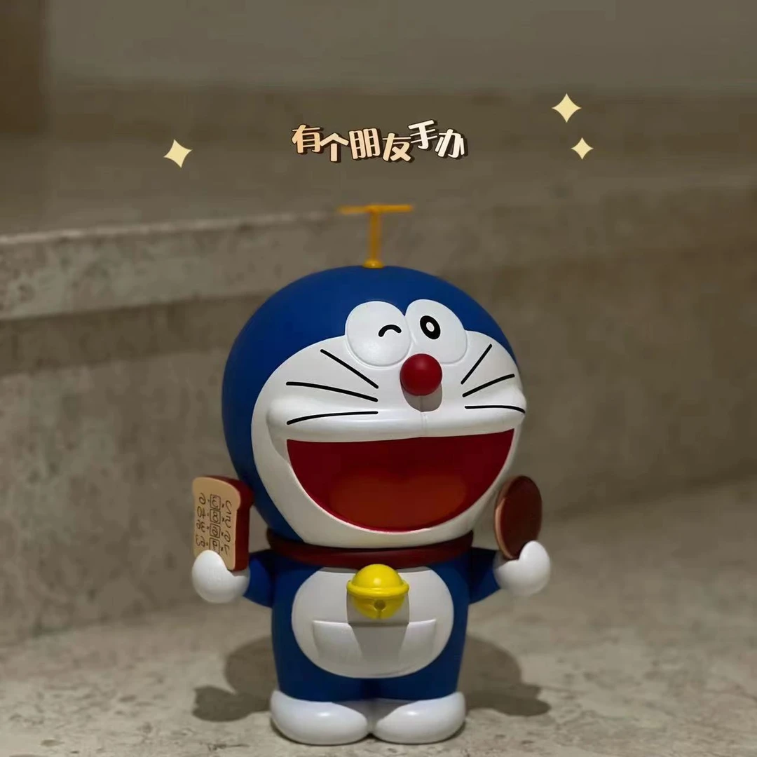 |中号多啦带竹蜻蜓23cm礼物家居手办玩具桌面摆件