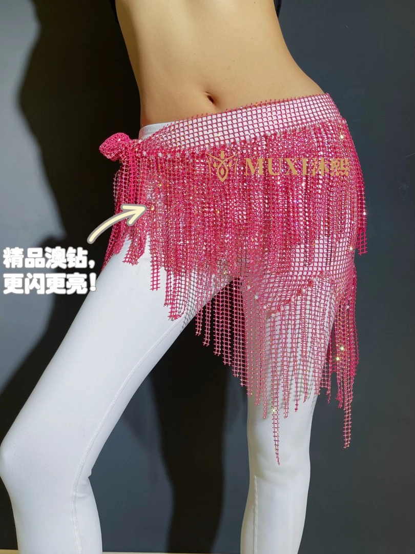 【奥钻闪闪】肚皮舞腰链网钻臀巾璀璨精品系列沐熙佳2025名师爆款