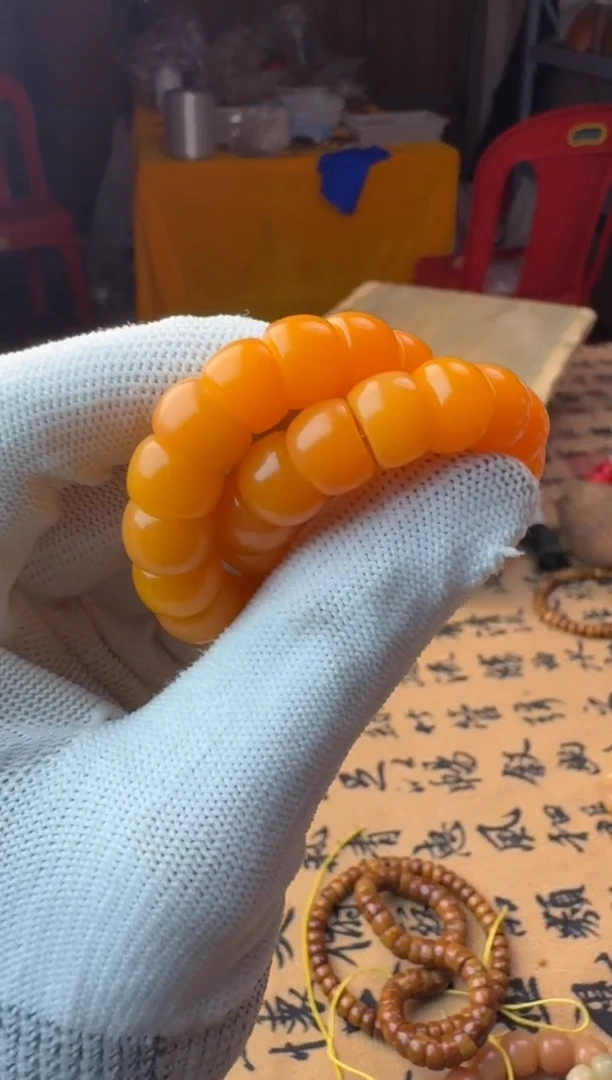 【闪购商品】菩提手串/手链H108果冻橙大肠