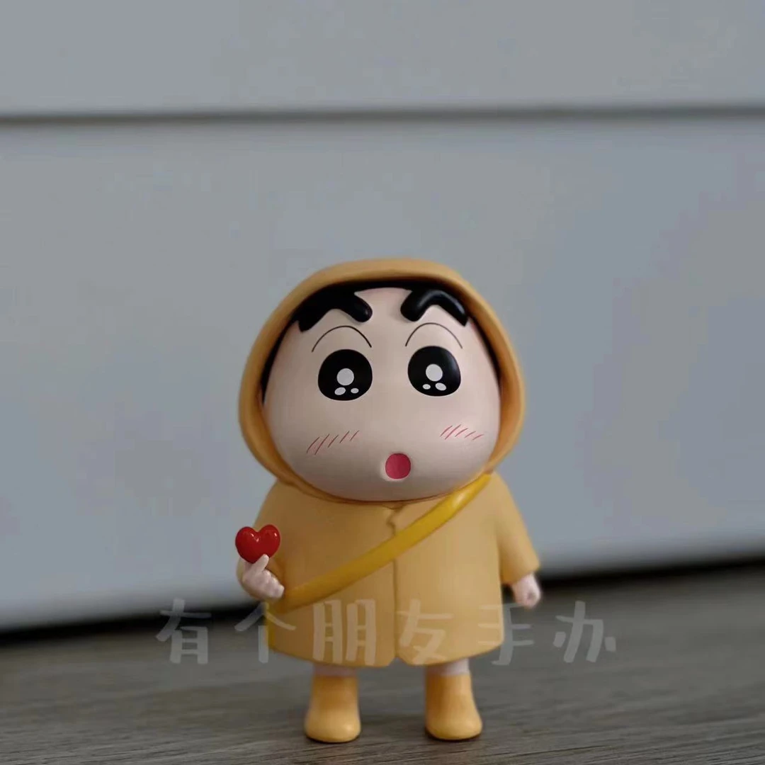 【拍一发二】Q版摆件送小白黄heart rain coat小新车载摆件学生