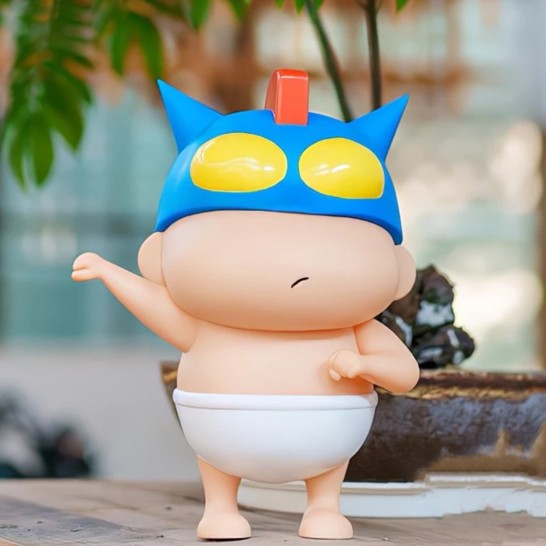 43cm高白色内内咸蛋小新站姿礼物家居摆件手办公仔小新