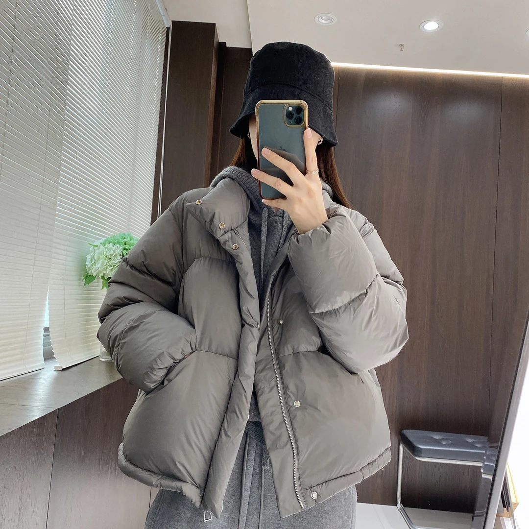 IMFLY金小金自制女装羽绒服DYW7881加厚保暖鸭绒面包服女冬季外套