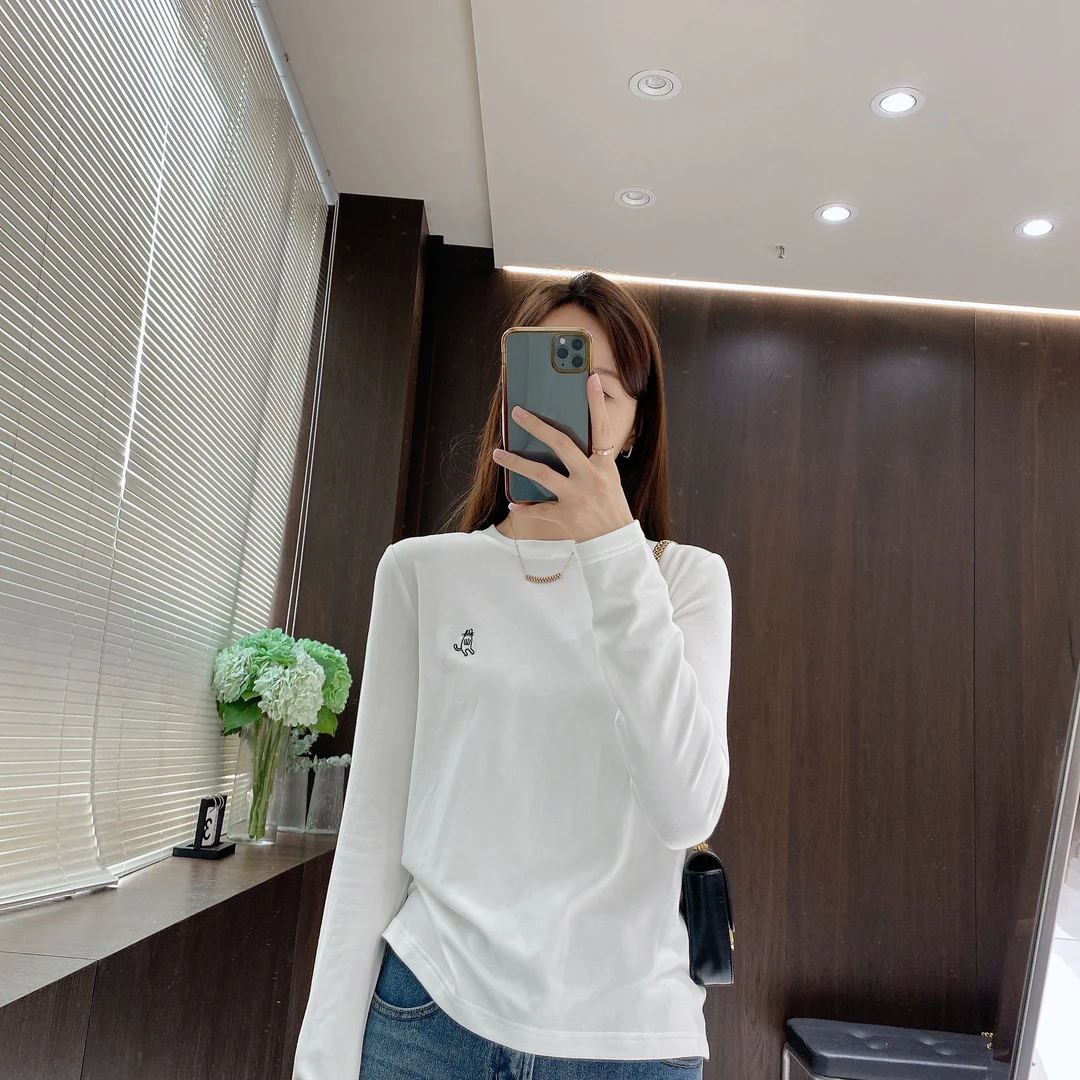 IMFLY金小金自制 打底衫DYW7768软糯亲肤猫咪长袖叠穿T恤女秋冬季