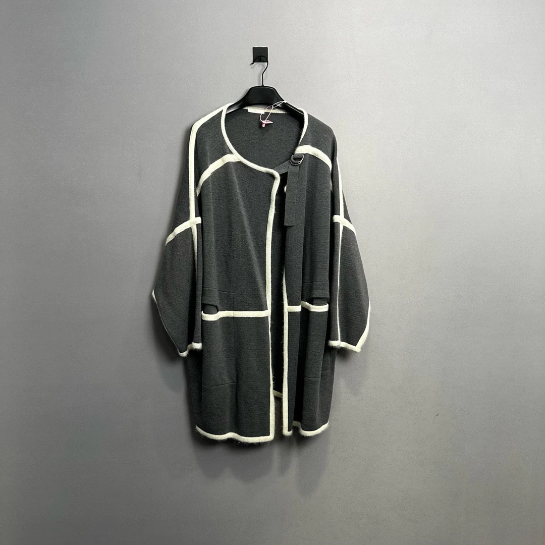 Chloe/蔻依拼接羊毛斗篷款时尚休闲大衣/S码/98新/公价16500