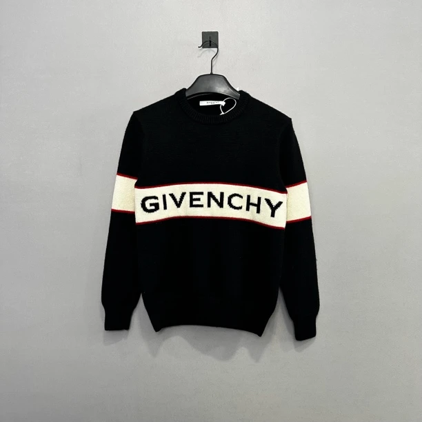 Givenchy/纪梵希经典字母拼接针织衫/S码/98新/公价6750