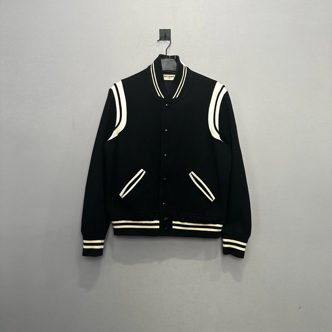 saint laurent/Slp黑白棒球服/52码/98新/公价19100