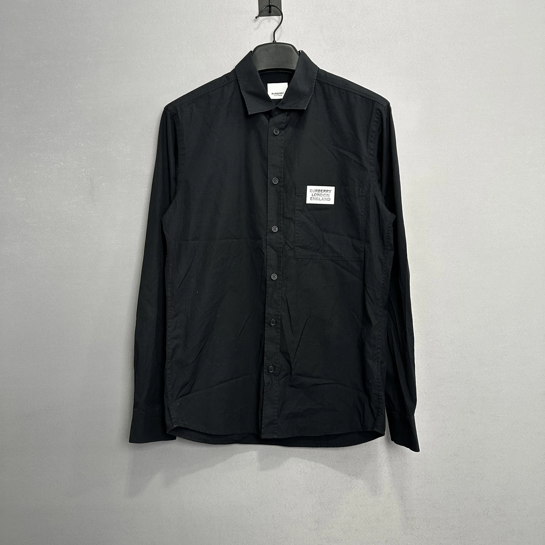 Burberry/博柏利方块胶印衬衫/S码/95新/公价4800