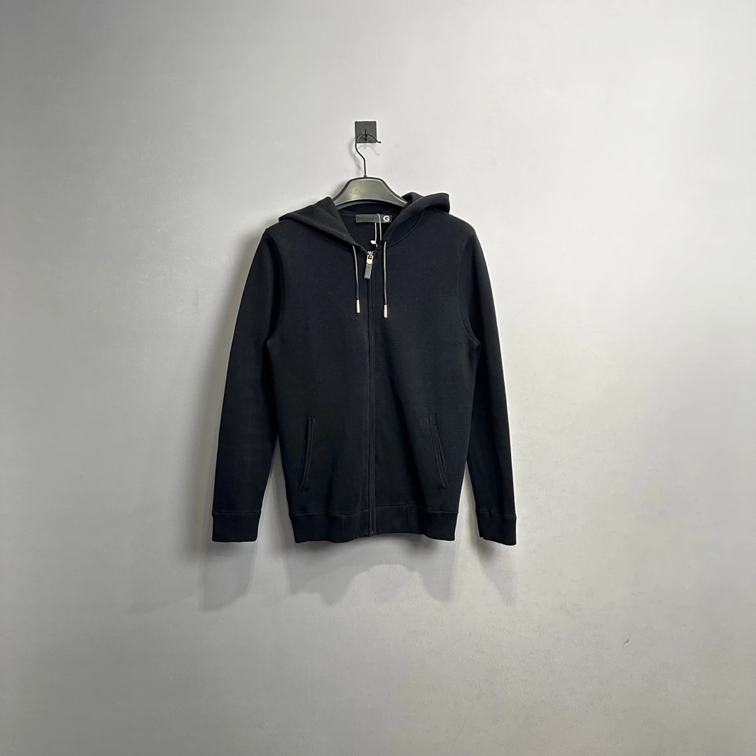 Givenchy纪梵希经典时尚简约黑色拉链外套/M码/95新/公价8600